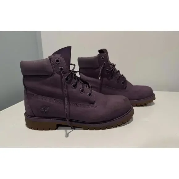 Purple Timberland Boots – Men’s 7 / Women’s 9–9.5 (Big Kids 7) – Fast Shipping! - Picture 1 of 9